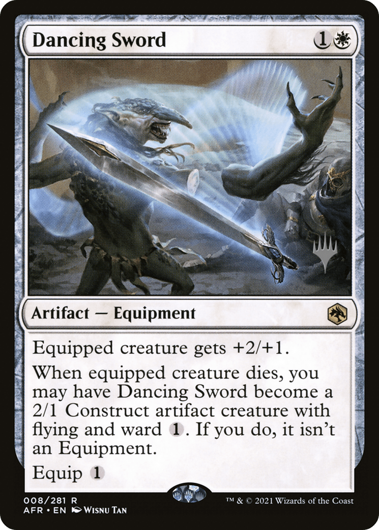 Dancing Sword (Promo Pack) [Dungeons & Dragons: Adventures in the Forgotten Realms Promos] Foil