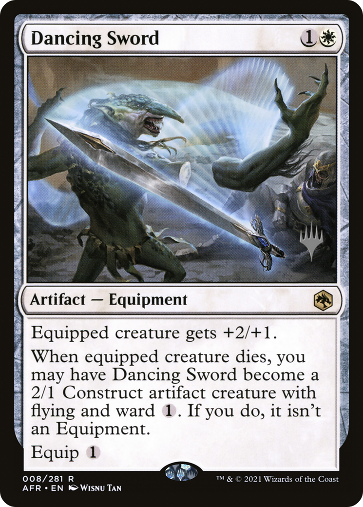 Dancing Sword (Promo Pack) [Dungeons & Dragons: Adventures in the Forgotten Realms Promos] Foil