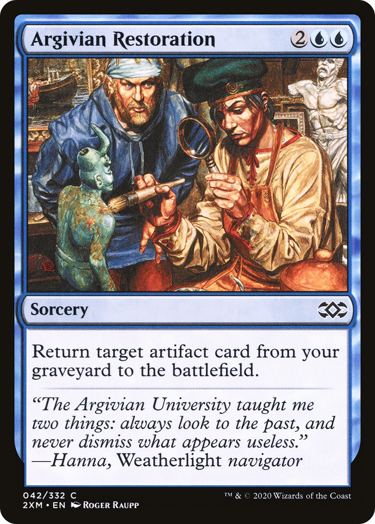 Argivian Restoration [Double Masters] Foil