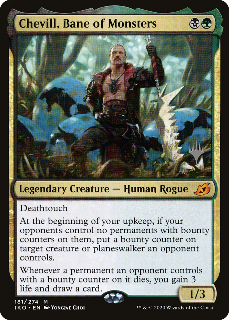 Chevill, Bane of Monsters (Promo Pack) [Ikoria: Lair of Behemoths Promos] Foil