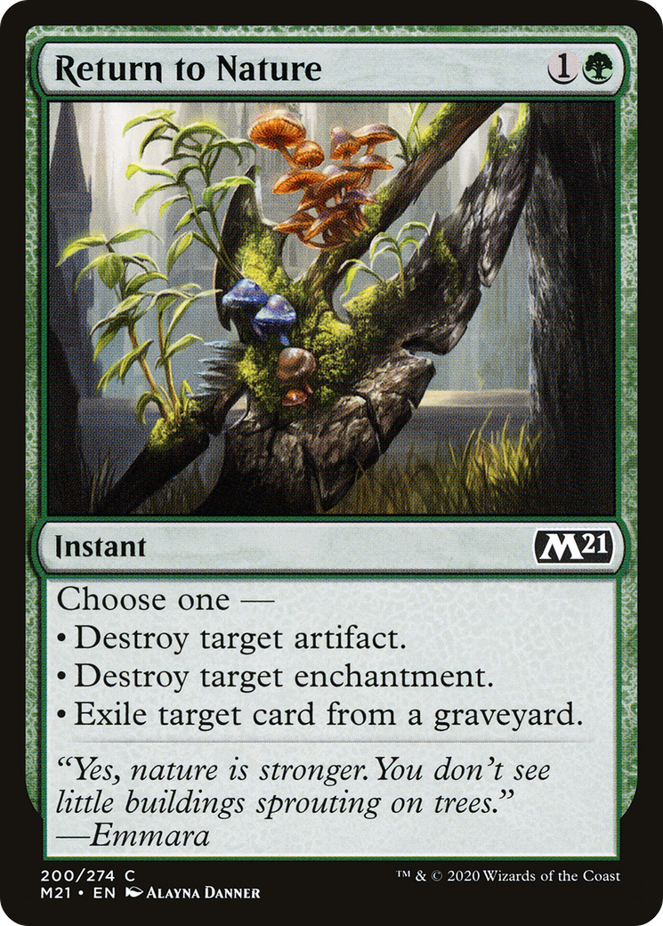 Return to Nature [Core Set 2021] Foil