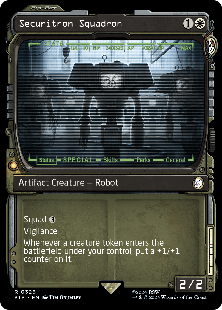 Securitron Squadron (Showcase) [Fallout] Foil