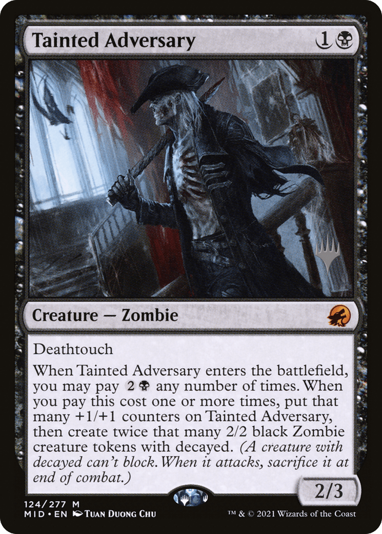 Tainted Adversary (Promo Pack) [Innistrad: Midnight Hunt Promos]
