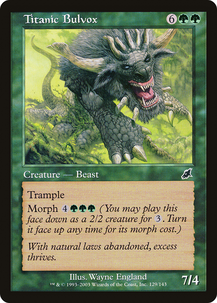 Titanic Bulvox [Scourge] Foil