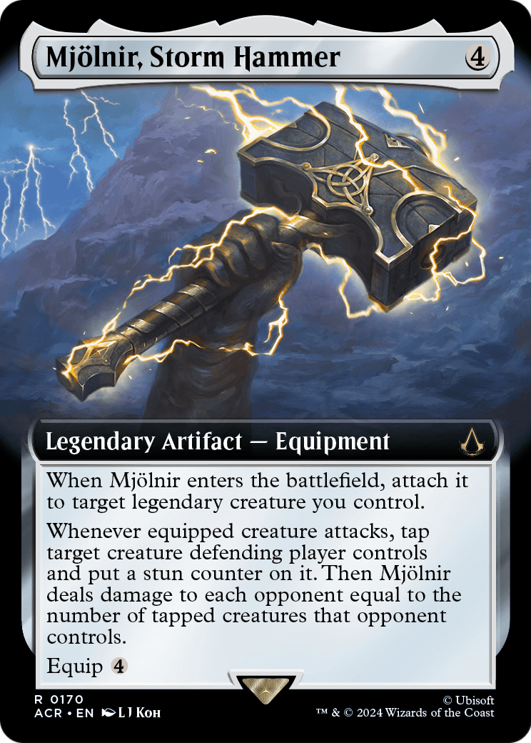 Mjolnir, Storm Hammer (Extended Art) [Assassin's Creed] Foil