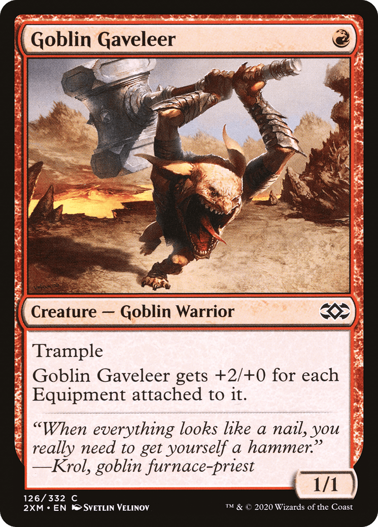Goblin Gaveleer [Double Masters] Foil