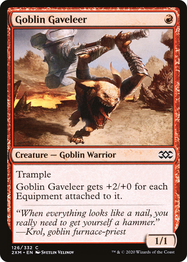 Goblin Gaveleer [Double Masters] Foil