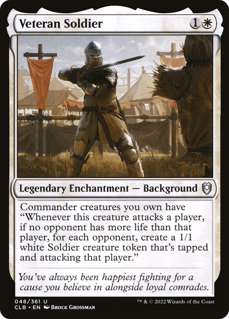 Veteran Soldier [Commander Legends: Battle for Baldur's Gate] Foil