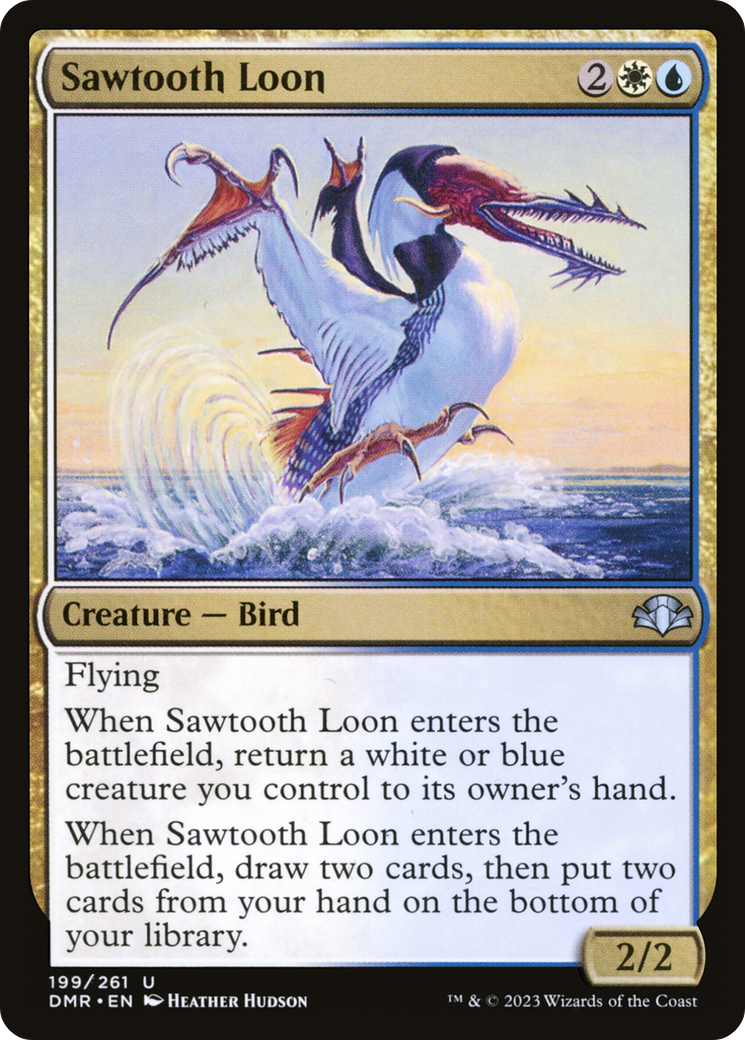 Sawtooth Loon [Dominaria Remastered] Foil