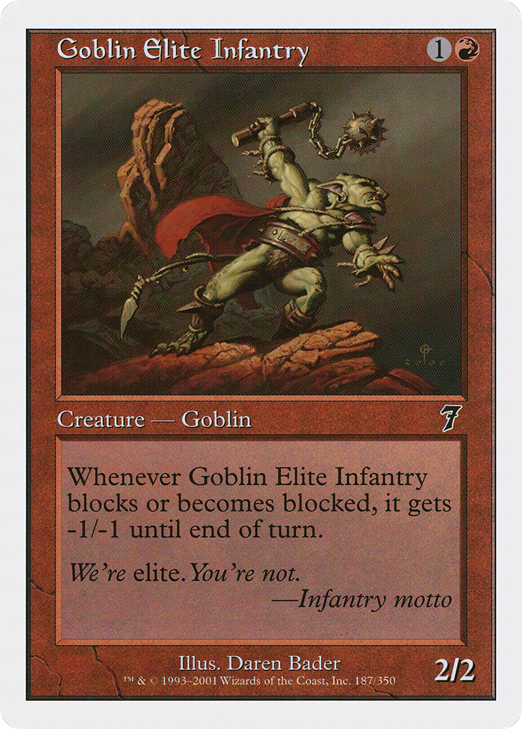 Goblin Elite Infantry [Seventh Edition] Foil
