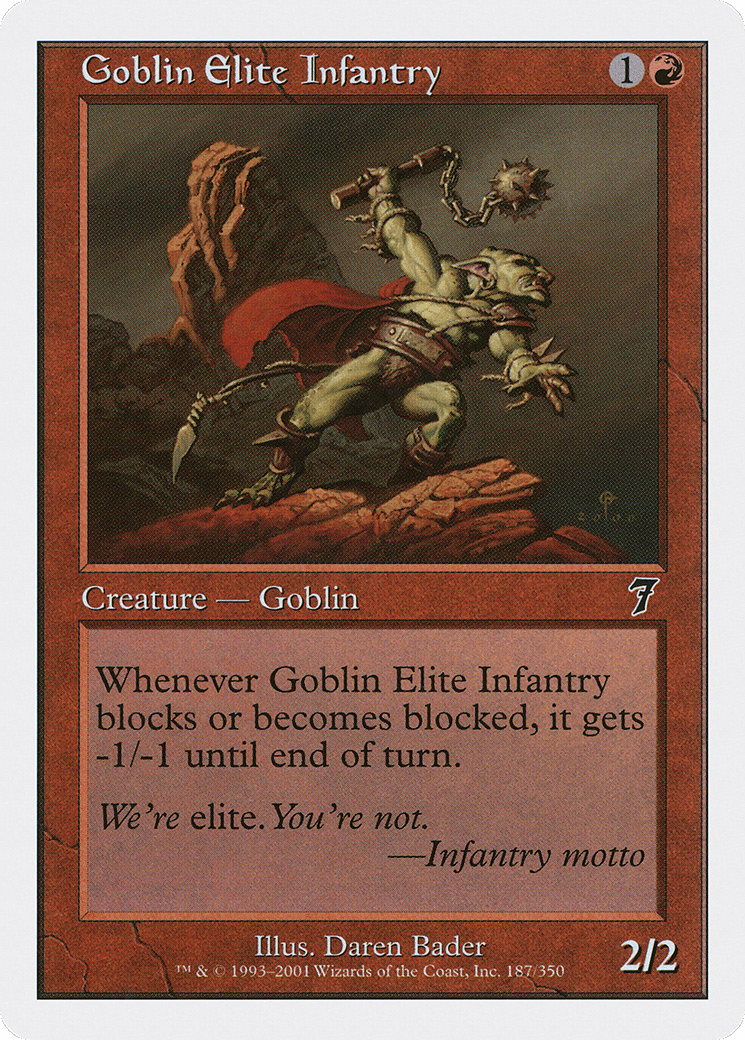 Goblin Elite Infantry (7ED-187) - Seventh Edition