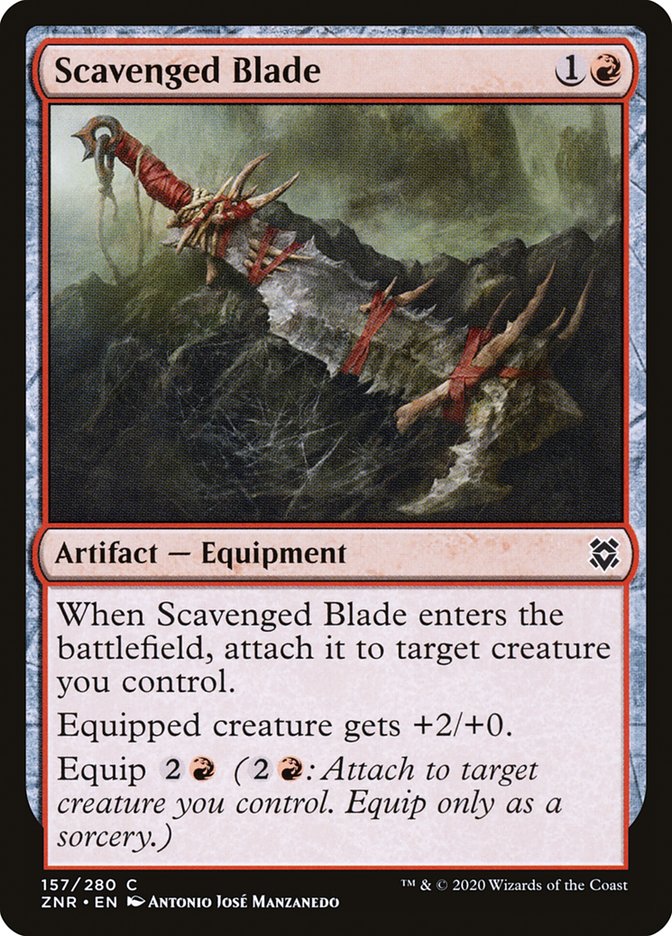 Scavenged Blade 157/280 (Zendikar Rising) 