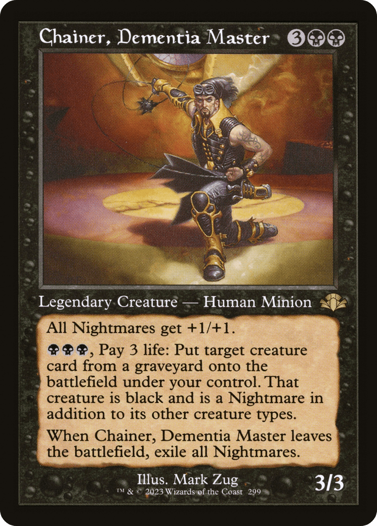 Chainer, Dementia Master (Retro) [Dominaria Remastered] Foil