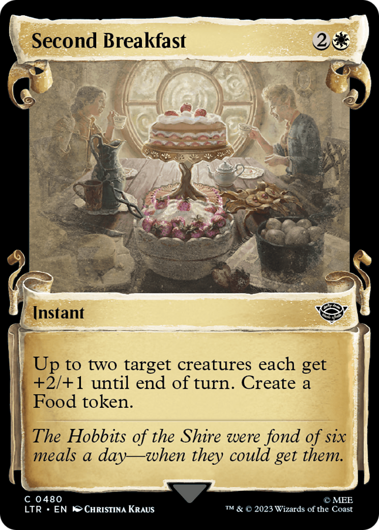 Second Breakfast [The Lord of the Rings: Tales of Middle-Earth Showcase Scrolls] Foil
