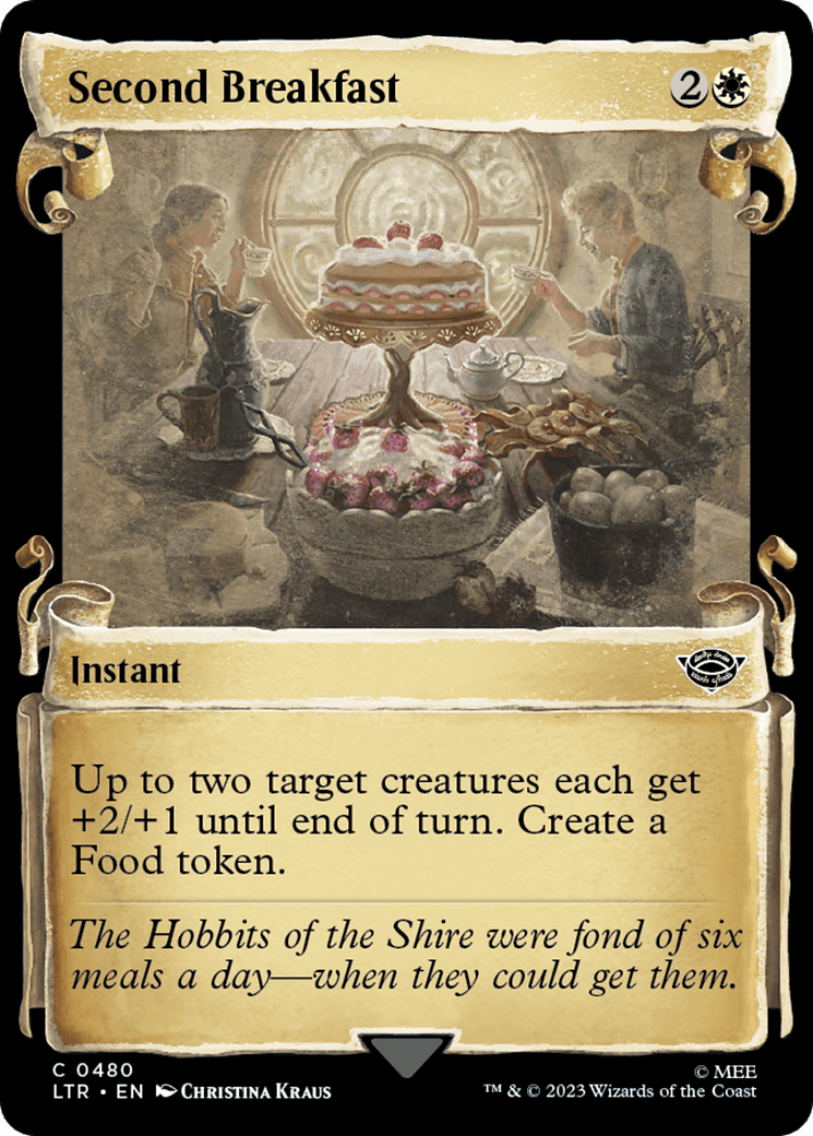 Second Breakfast [The Lord of the Rings: Tales of Middle-Earth Showcase Scrolls] Foil