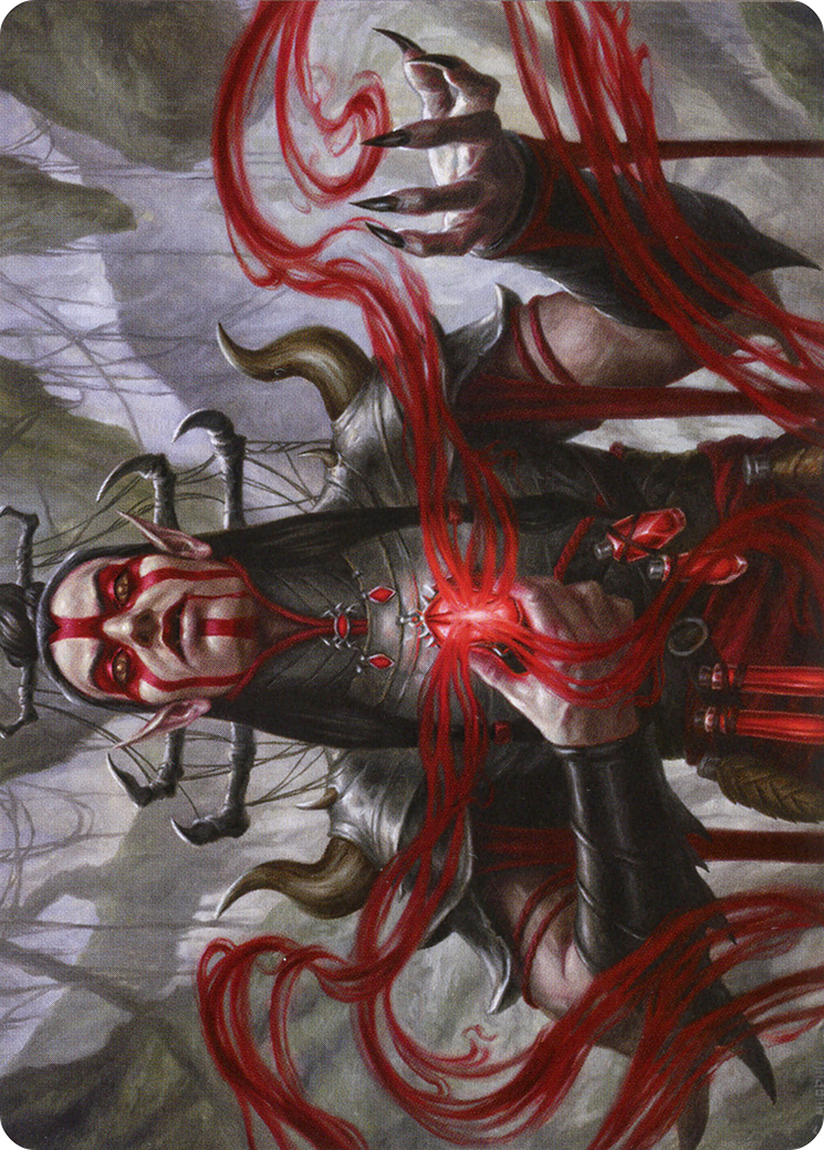 Malakir Blood-Priest // Malakir Blood-Priest (AZNR-056) - Zendikar Rising Art Series (Borderless) Foil