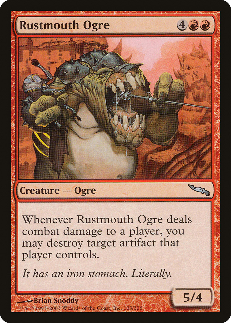 Rustmouth Ogre [Mirrodin] Foil