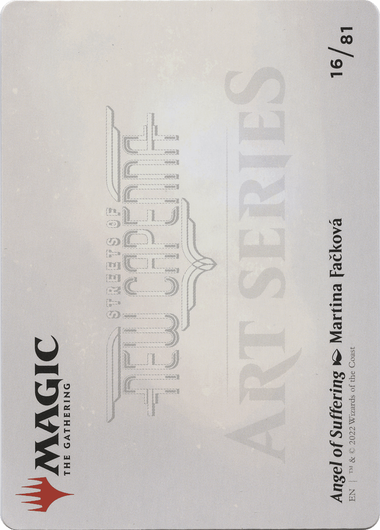 Angel of Suffering // Angel of Suffering (ASNC-016) - New Capenna Art Series (Borderless) Foil