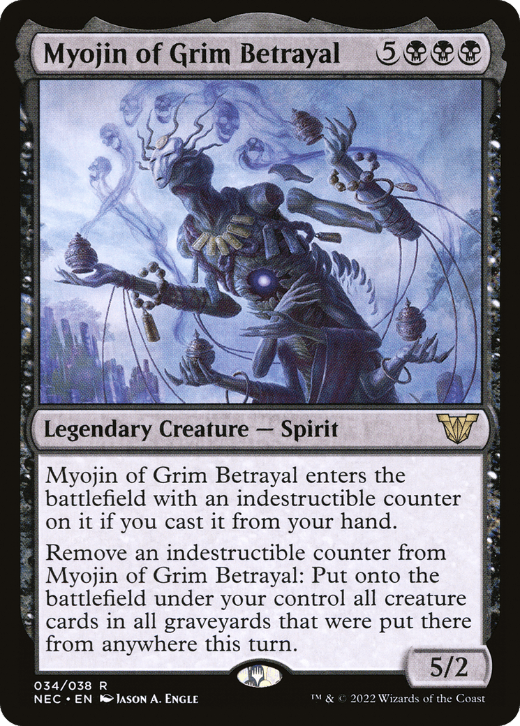 Myojin of Grim Betrayal [Kamigawa: Neon Dynasty Commander] Foil