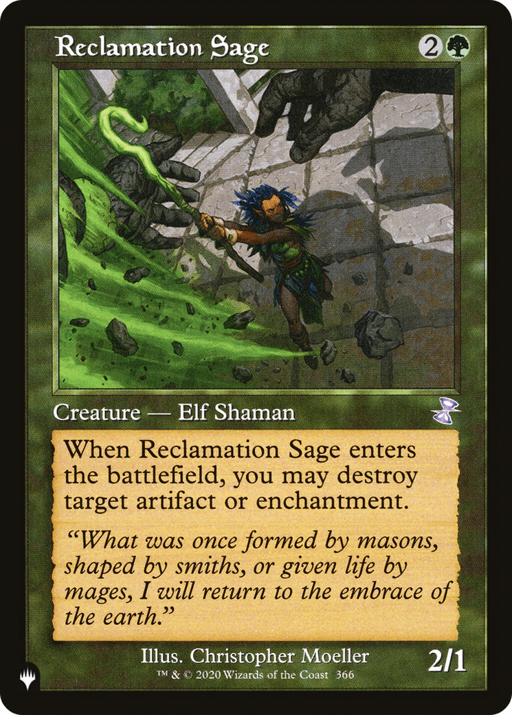 Reclamation Sage |  (TSR-366) [The List]