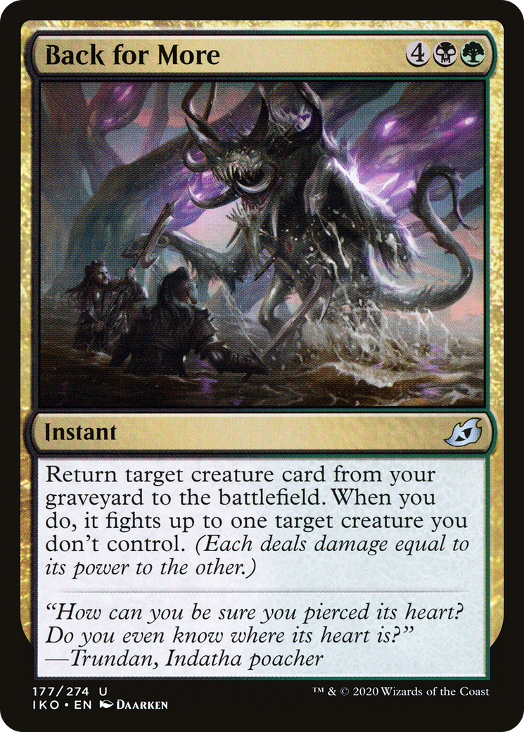Back for More [Ikoria: Lair of Behemoths] Foil