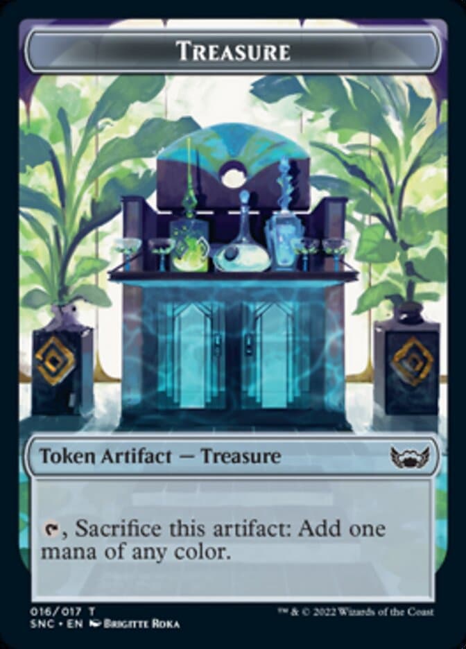 Treasure (016) // Citizen Double-Sided Token [Streets of New Capenna Tokens] Foil