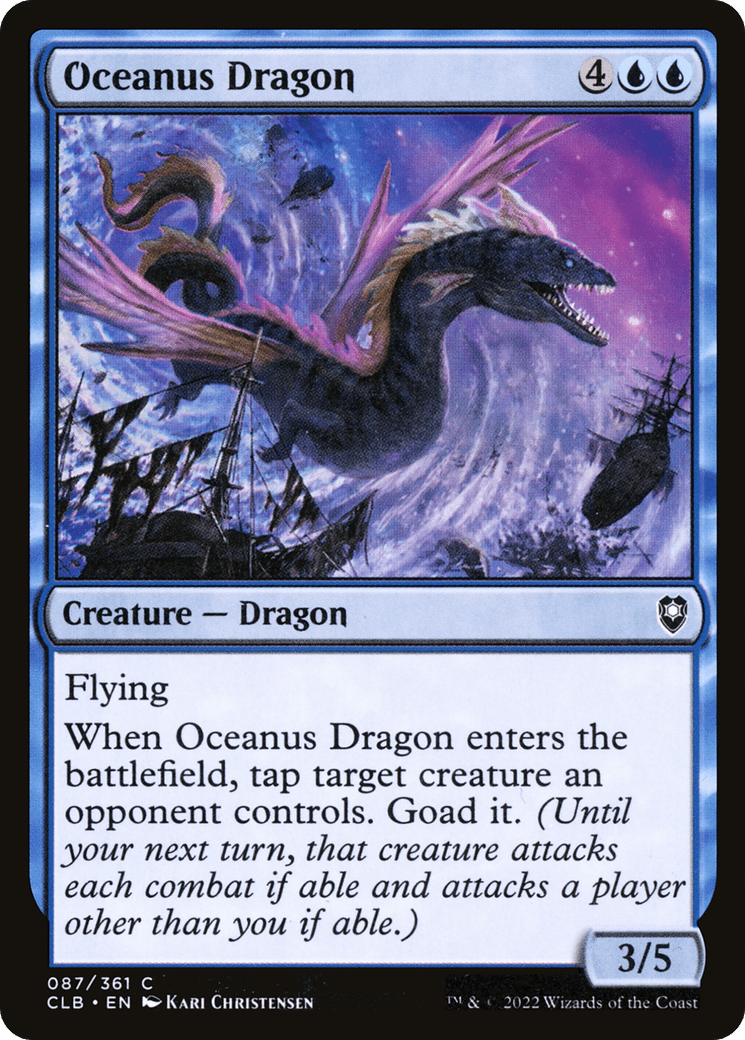 Oceanus Dragon [Commander Legends: Battle for Baldur's Gate] Foil