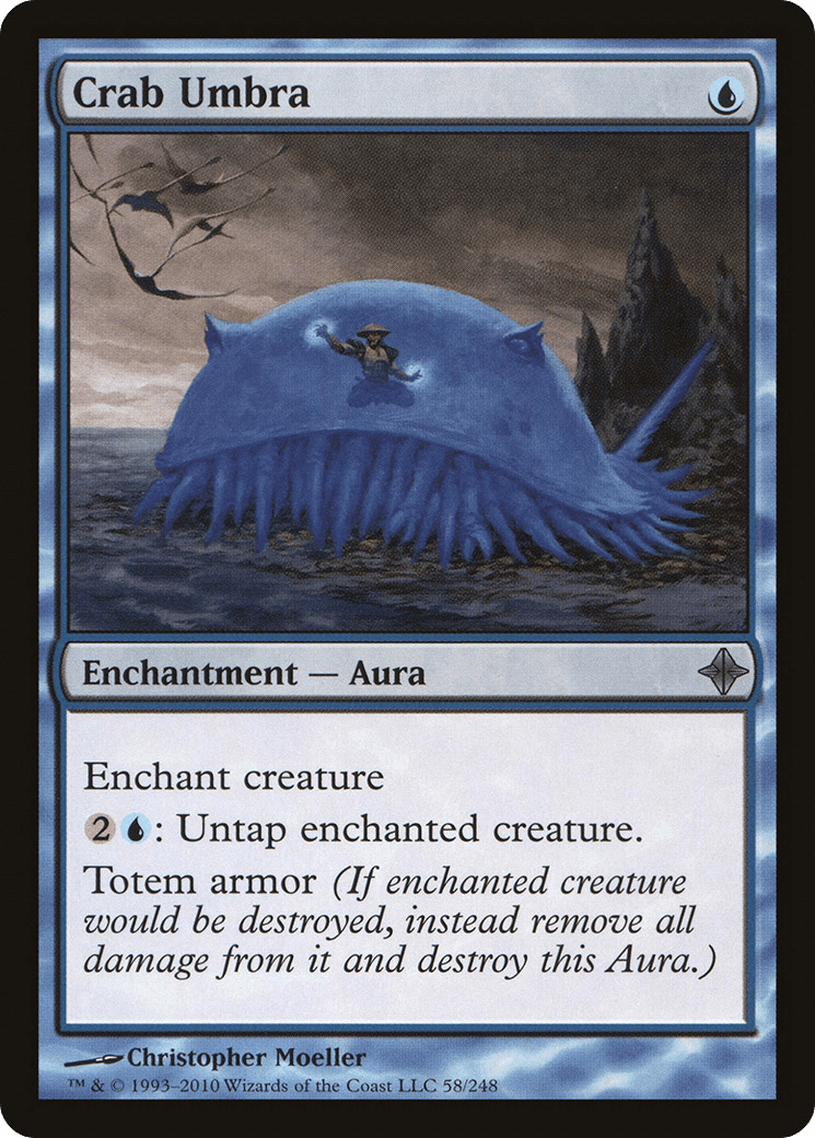 Crab Umbra [Rise of the Eldrazi] Foil