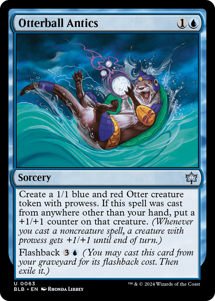 Otterball Antics [Bloomburrow] Foil