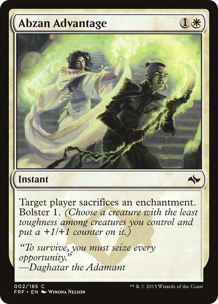 Abzan Advantage [Fate Reforged] Foil