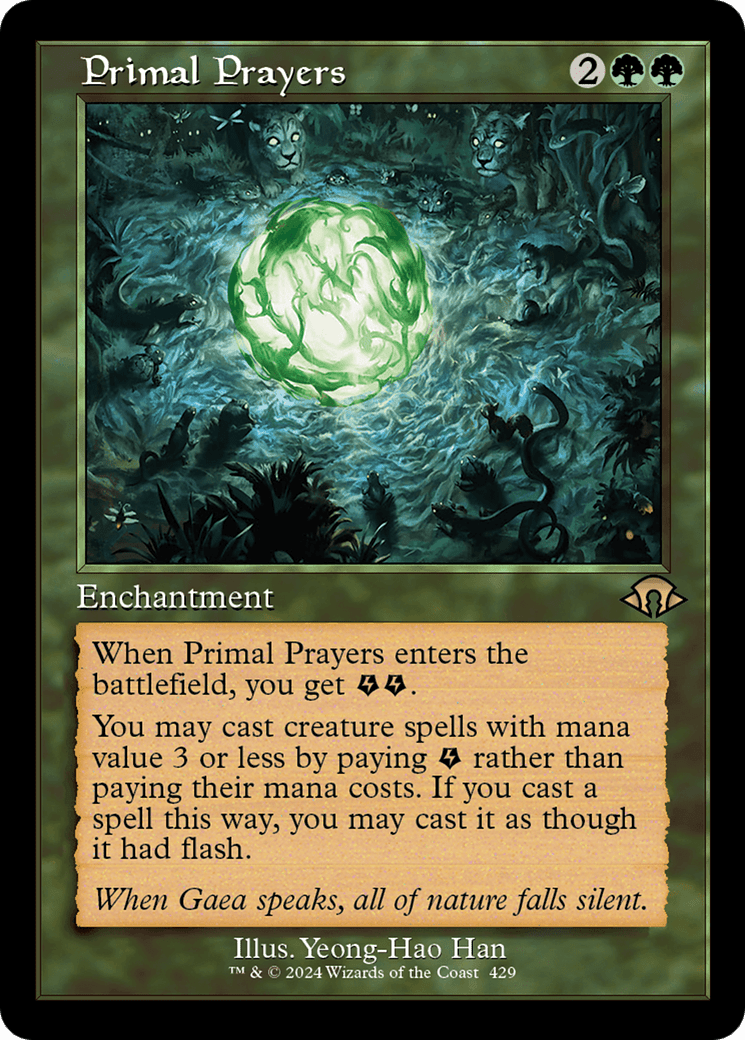 Primal Prayers (Retro) [Modern Horizons 3] Foil