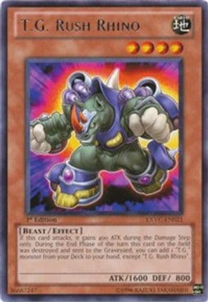 T.G. Rush Rhino [EXVC-EN021] Rare