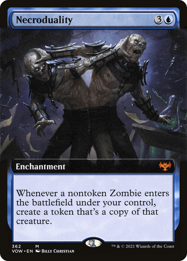 Necroduality (Extended Art) [Innistrad: Crimson Vow] Foil