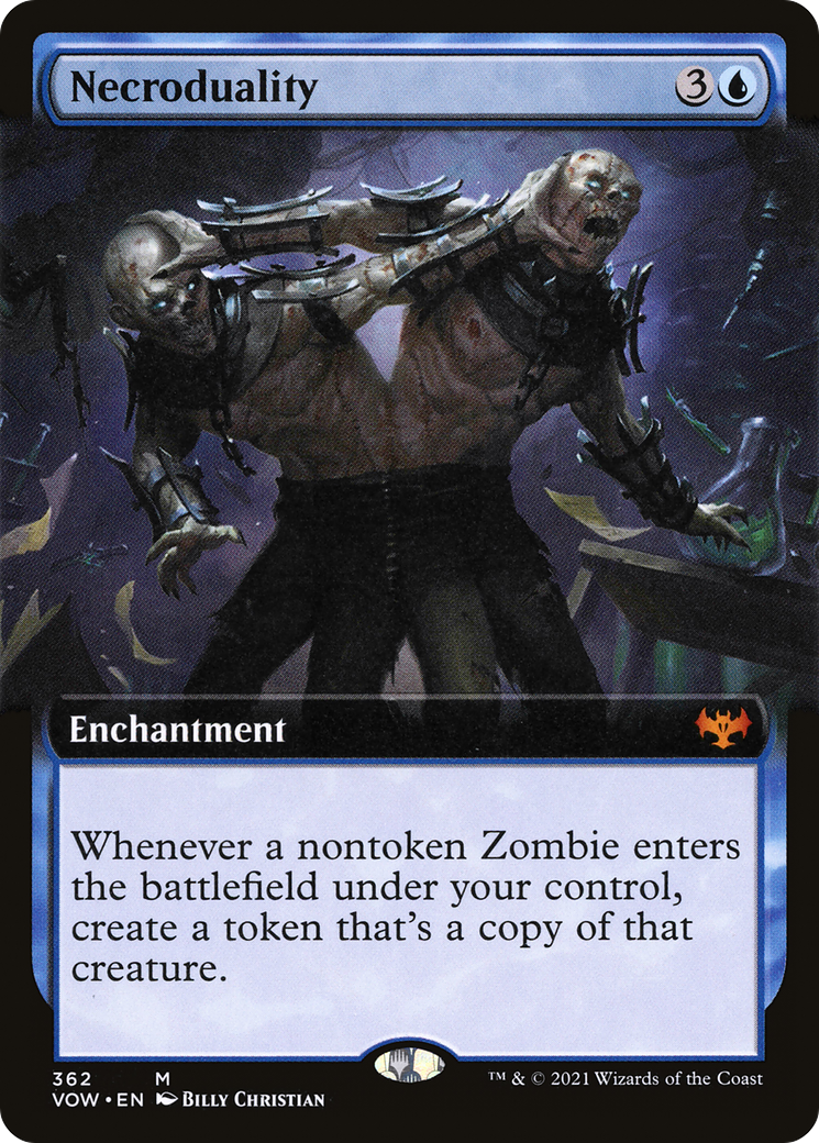 Necroduality (Extended Art) [Innistrad: Crimson Vow] Foil