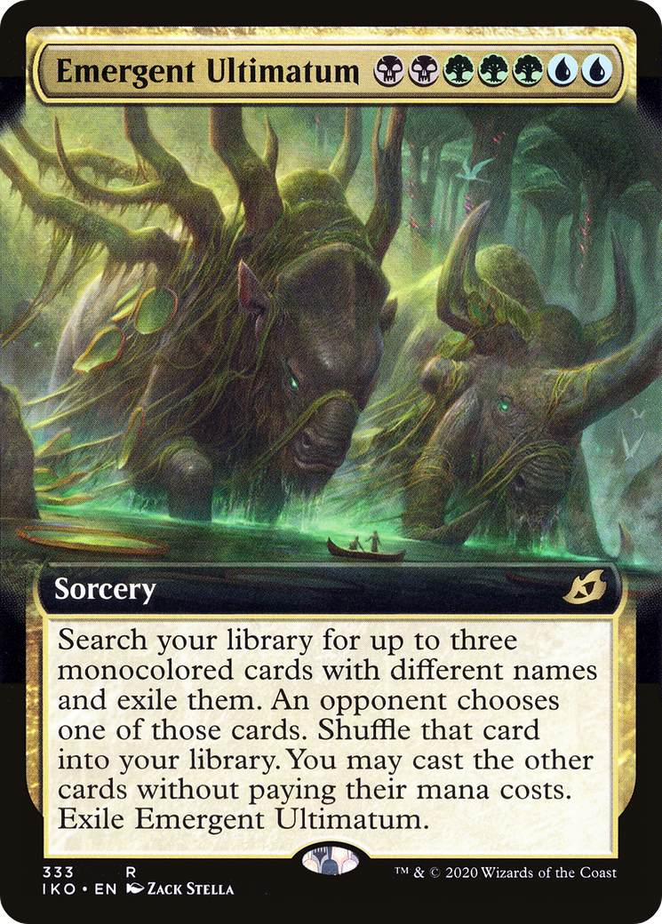 Emergent Ultimatum (Extended Art) [Ikoria: Lair of Behemoths] Foil