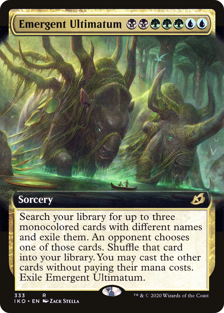 Emergent Ultimatum (Extended Art) [Ikoria: Lair of Behemoths] Foil