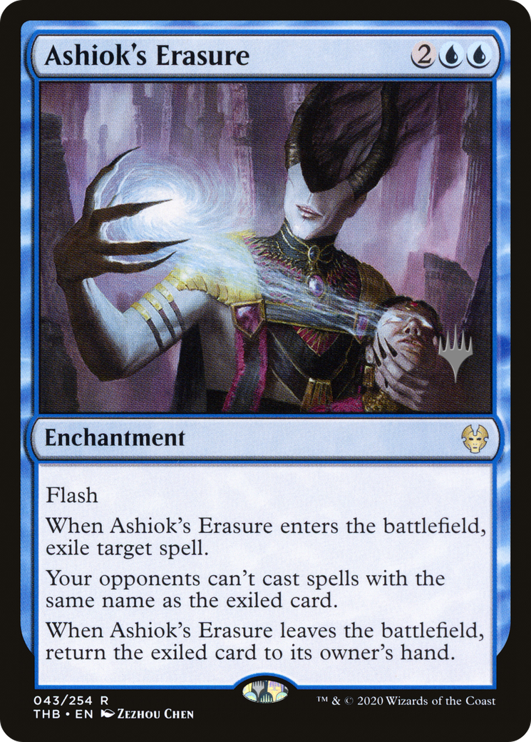 Ashiok's Erasure (Promo Pack) [Theros Beyond Death Promos] Foil