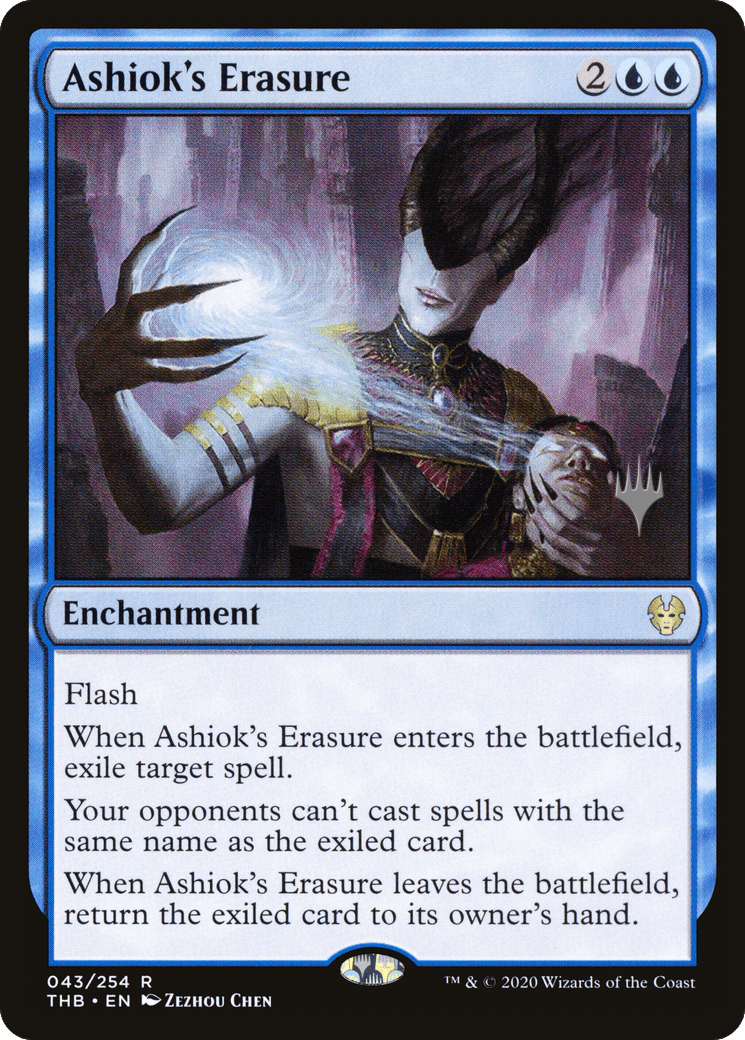 Ashiok's Erasure (Promo Pack) [Theros Beyond Death Promos] Foil