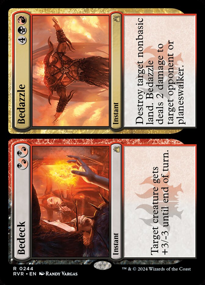 Bedeck // Bedazzle 244/291 (Ravnica Remastered)  - Foil