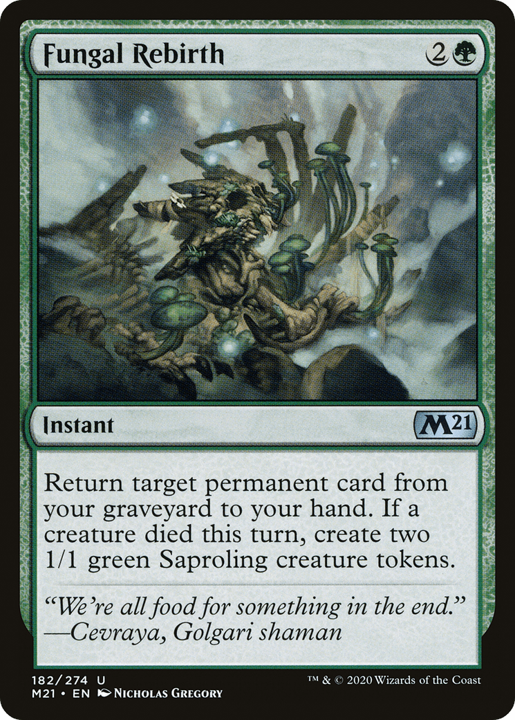 Fungal Rebirth [Core Set 2021] Foil