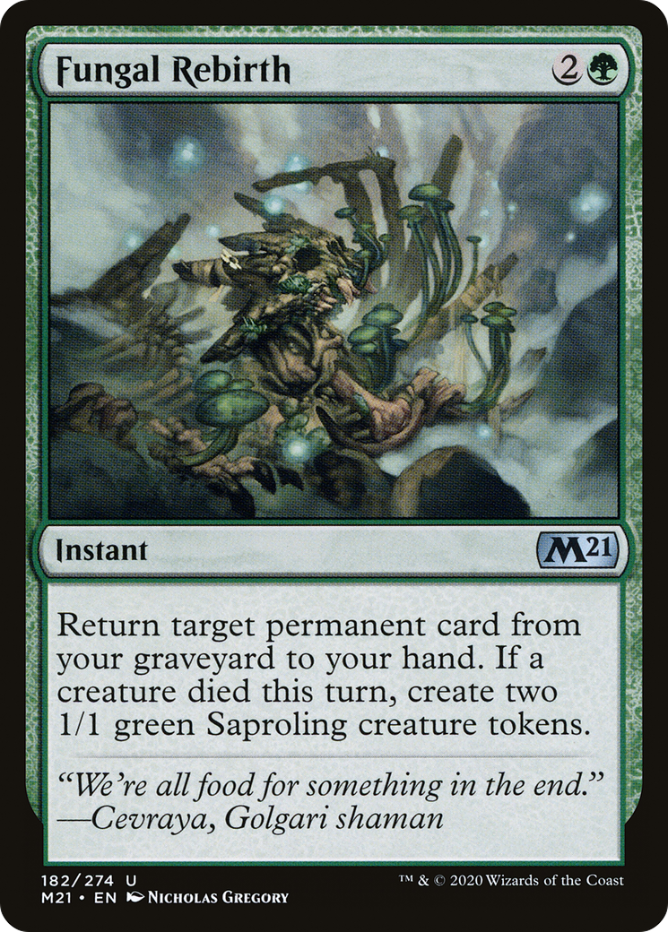 Fungal Rebirth [Core Set 2021] Foil