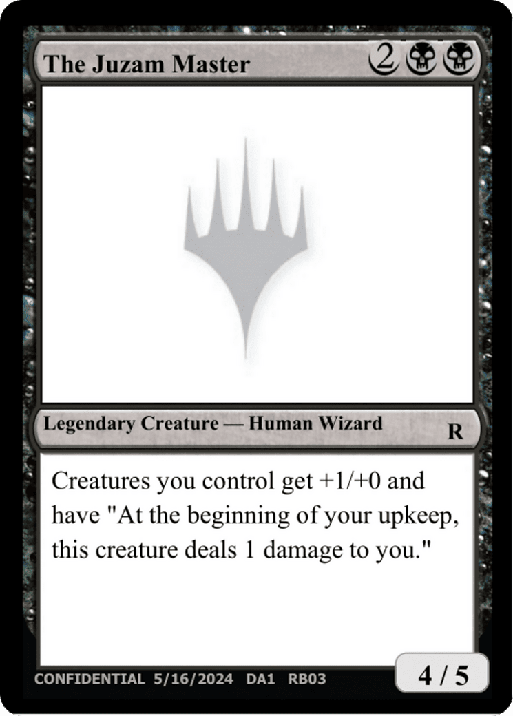 The Juzam Master (DA1-RB03E) - Unknown Event