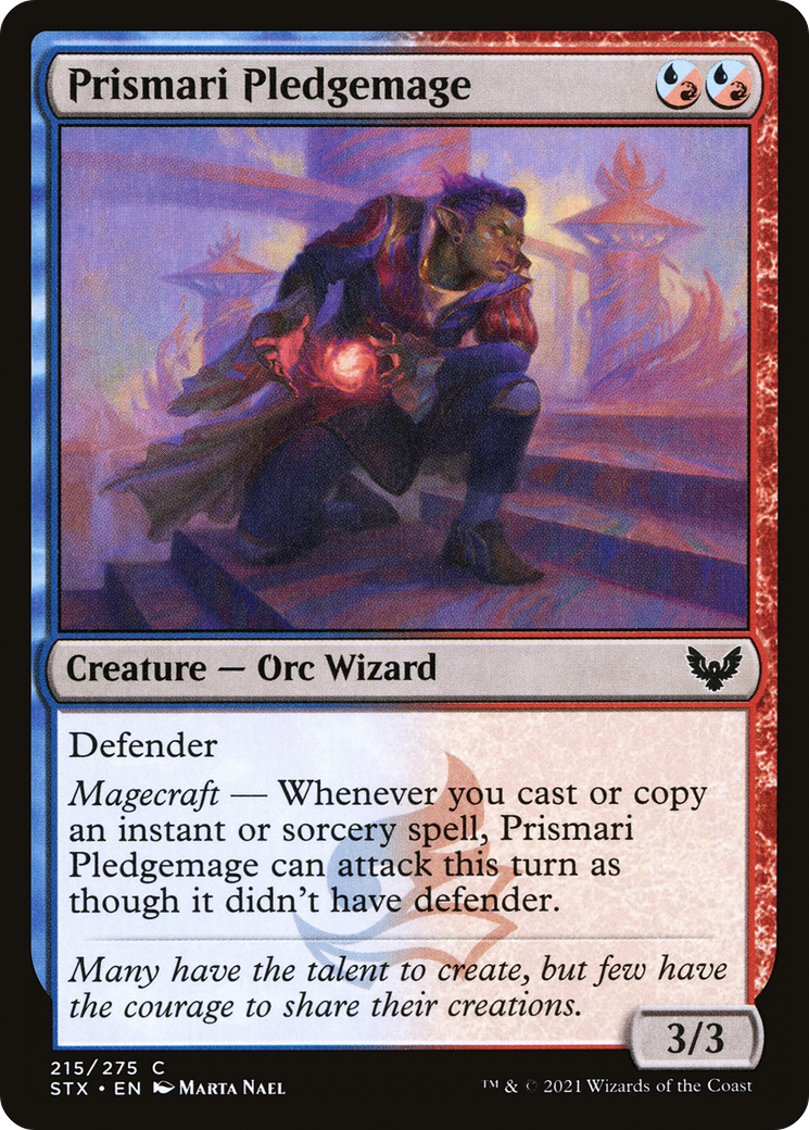 Prismari Pledgemage [Strixhaven: School of Mages] Foil