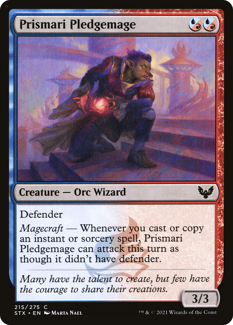 Prismari Pledgemage [Strixhaven: School of Mages] Foil