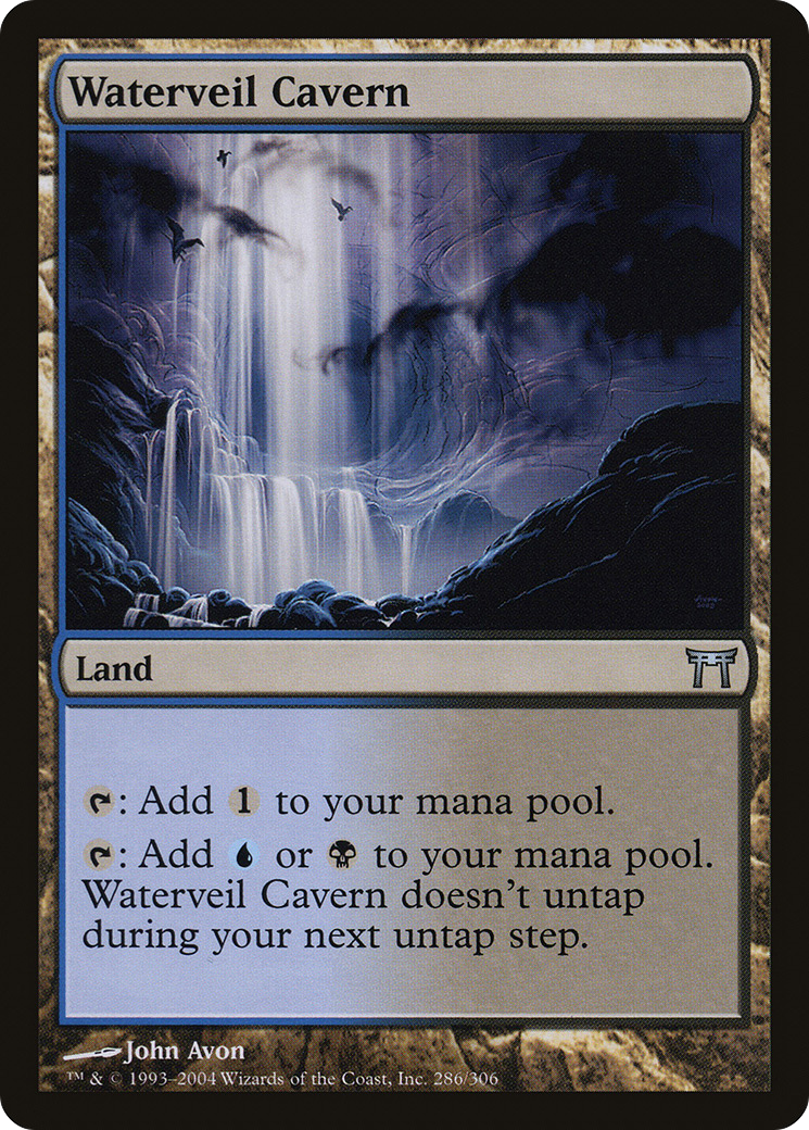 Waterveil Cavern [Champions of Kamigawa] Foil