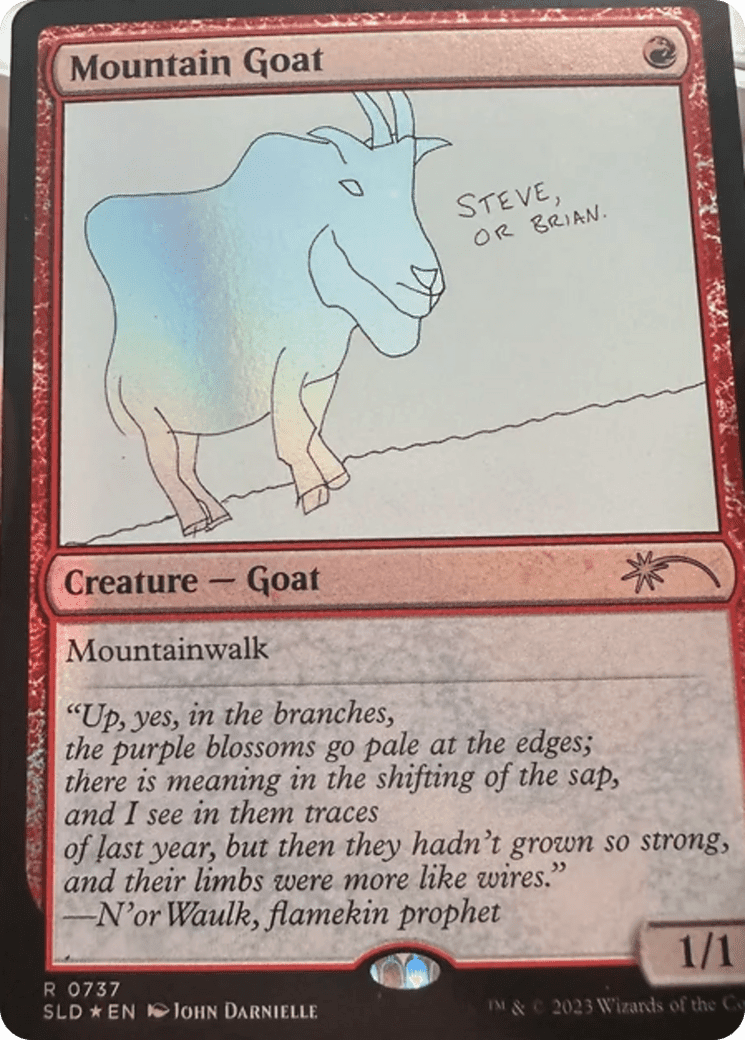Mountain Goat [Secret Lair Drop Series] Foil