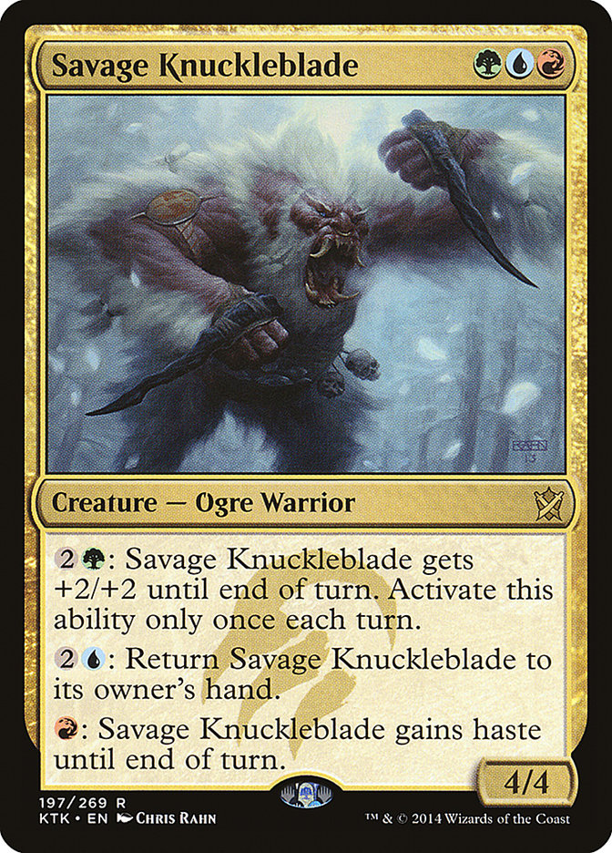 Savage Knuckleblade 197 (Khans of Tarkir) 