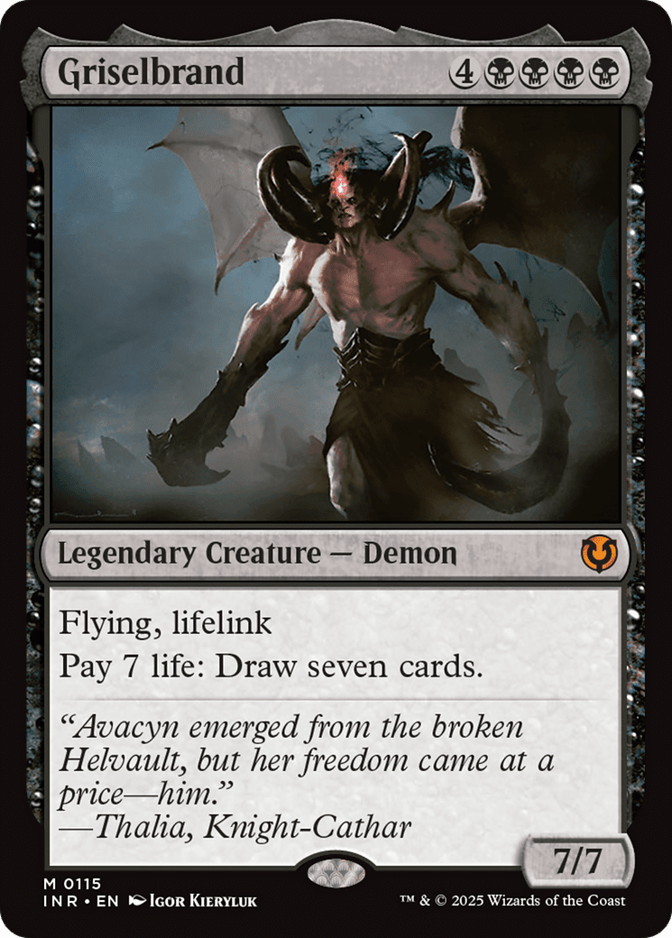 Griselbrand (-115) [Innistrad Remastered]  Foil