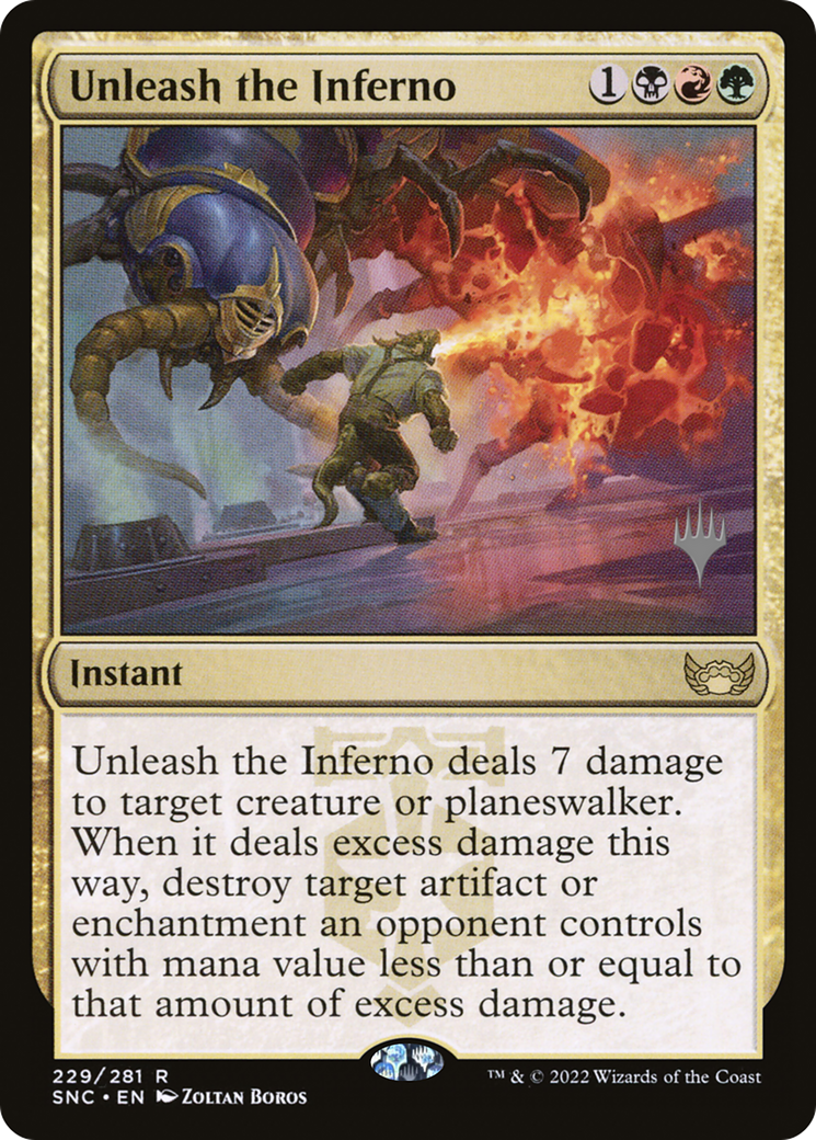 Unleash the Inferno (Promo Pack) [Streets of New Capenna Promos] Foil