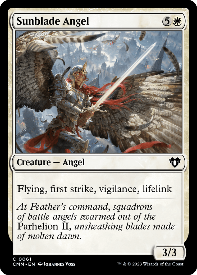 Sunblade Angel [Commander Masters]